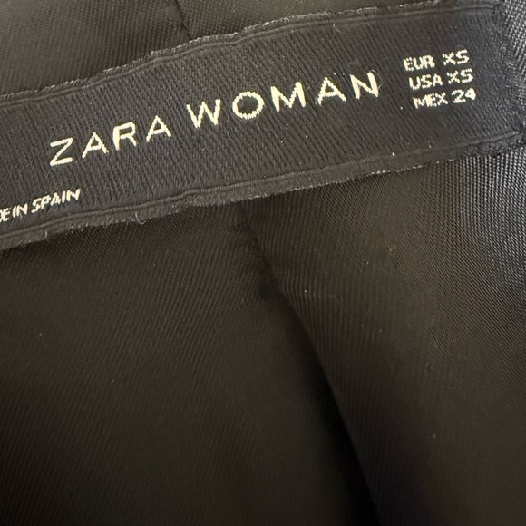 Zara Open Front Ruched Sleeve Charcoal Blazer🪻 - Picture 8 of 9